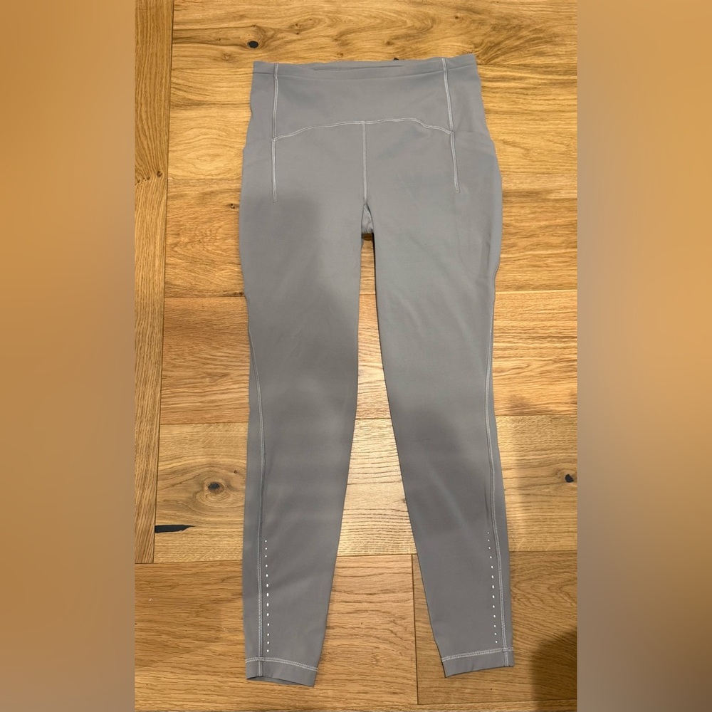 lululemon athletica Gray Leggings, size 8, with pockets!